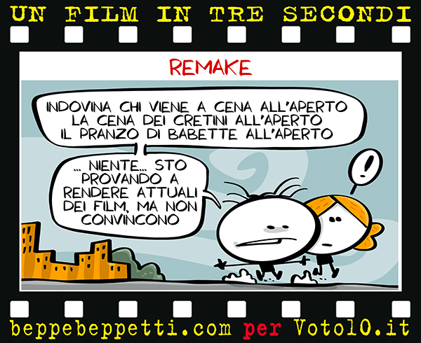 La vignetta dedicata alle riaperture dei ristoranti all’aperto - Beppe Beppetti per Voto 10