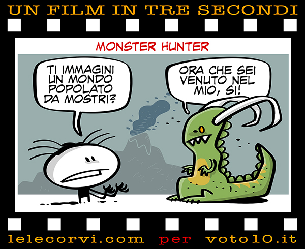 La vignetta di Monster Hunter - Lele Corvi per Voto 10