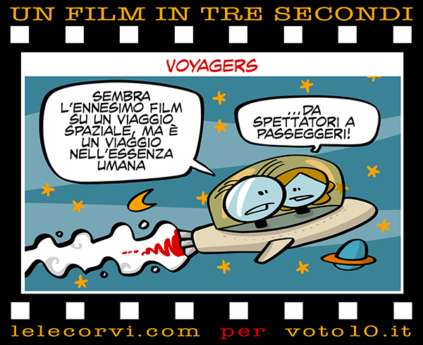 La vignetta di Voyagers - Lele Corvi per Voto 10