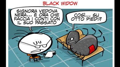 La vignetta di Black Widow - Un film in 3 secondi