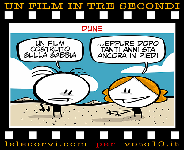 La vignetta di Dune - Lele Corvi per Voto 10