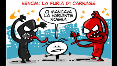 La vignetta di Venom: La Furia Di Carnage - Un film in 3 secondi