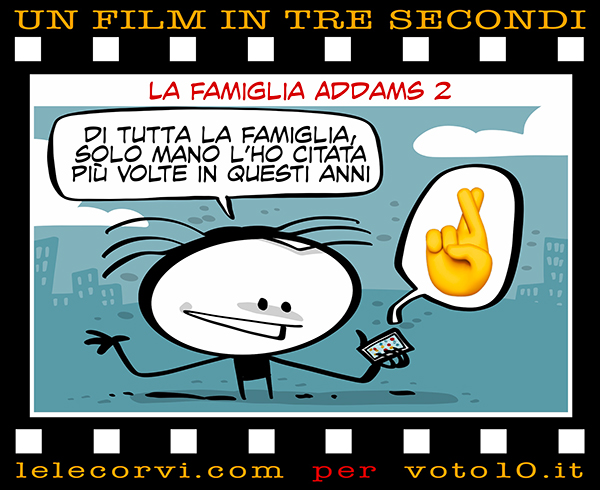 La vignetta di La famiglia Addams 2 - Lele Corvi per Voto 10