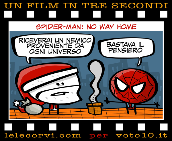 La vignetta di Spider-Man: No Way Home - Lele Corvi per Voto 10