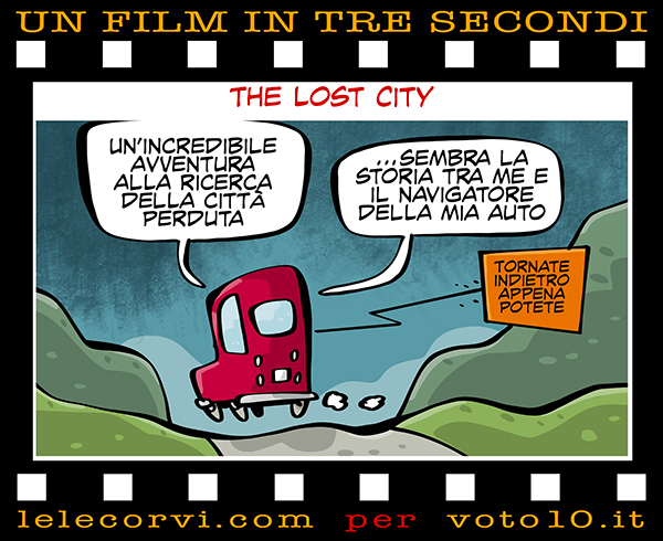 La vignetta di The Lost City - Lele Corvi per Voto 10