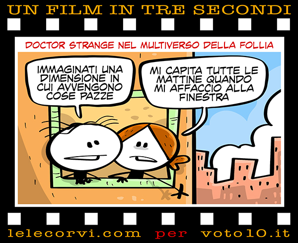 La vignetta di Doctor Strange nel Multiverso della Follia - Lele Corvi per Voto 10