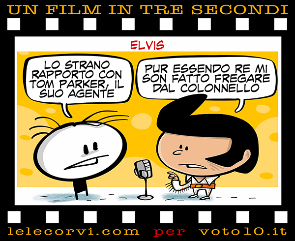 La vignetta di Elvis - Lele Corvi per Voto 10