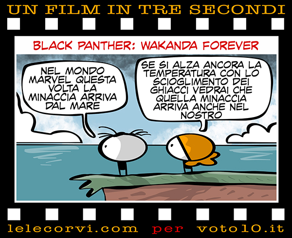 La vignetta di Black Panther: Wakanda Forever - Lele Corvi per Voto 10