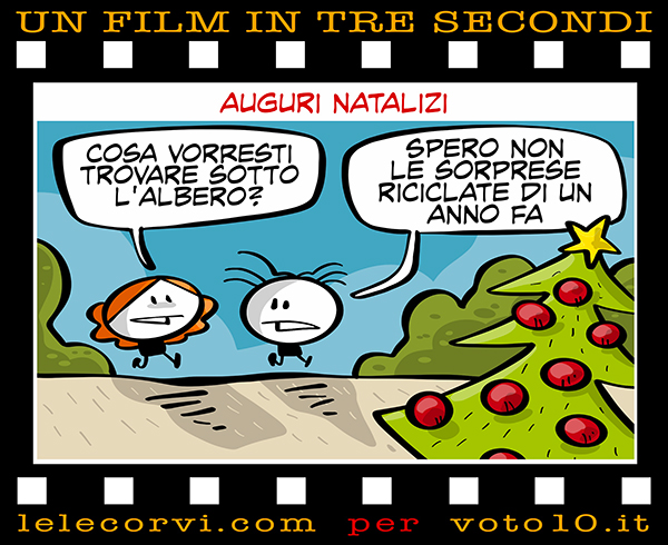 La vignetta di Natale 2021...Auguri a tutti - Lele Corvi per Voto 10