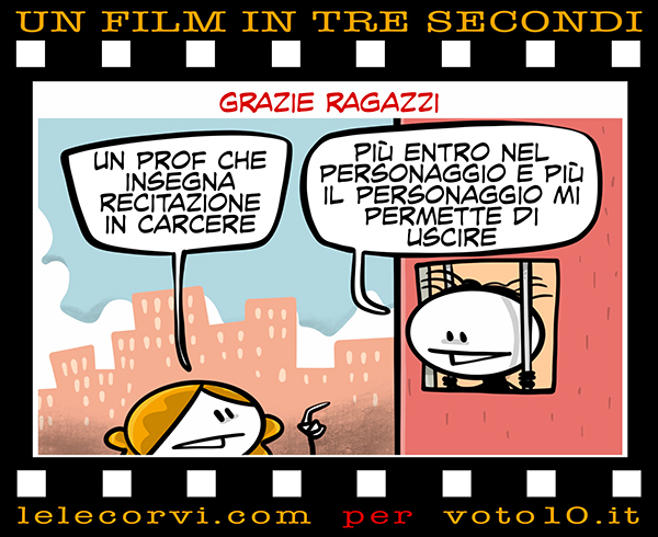 La vignetta di Grazie ragazzi - Lele Corvi per Voto 10