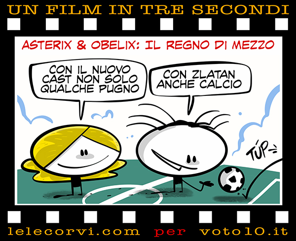 La vignetta di Asterix & Obelix: Il Regno di Mezzo - Lele Corvi per Voto 10