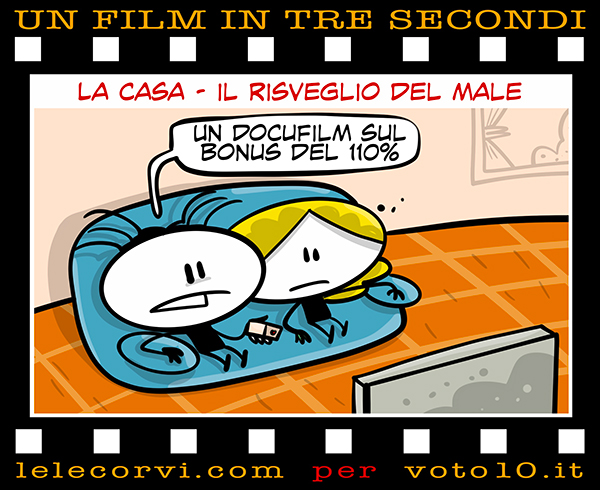 La vignetta di La casa - Il risveglio del male - Lele Corvi per Voto 10