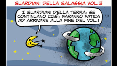 La vignetta di Guardiani della Galassia Vol. 3 - Un film in 3 secondi