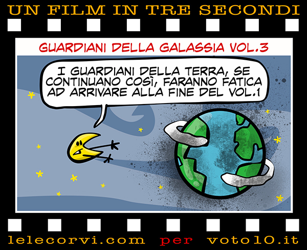 La vignetta di Guardiani della Galassia Vol. 3 - Lele Corvi per Voto 10