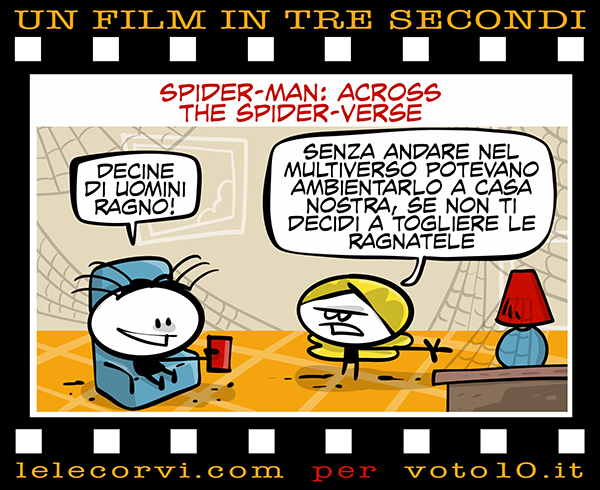 La vignetta di Spider-Man: Across the Spider-Verse - Lele Corvi per Voto 10