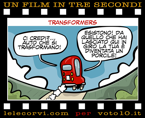 La vignetta di Transformers - Il risveglio - Lele Corvi per Voto 10