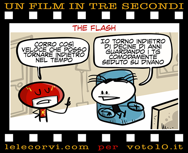 La vignetta di The Flash - Lele Corvi per Voto 10