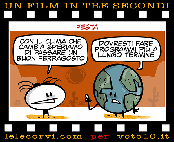 La vignetta di Ferragosto - Lele Corvi per Voto 10