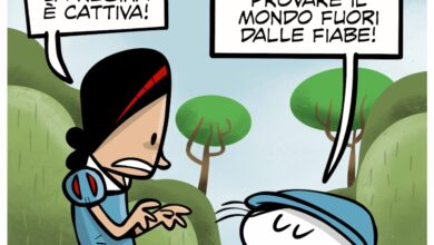 La vignetta di Biancaneve