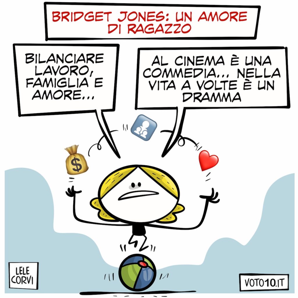 La vignetta di Bridget Jones: Un amore di ragazzo