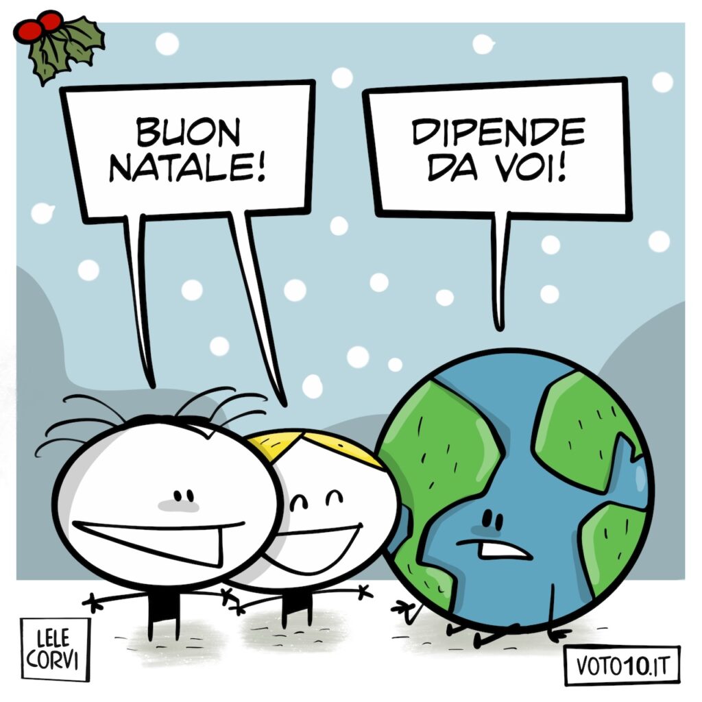 La vignetta di Natale - Buon Natale da Voto 10