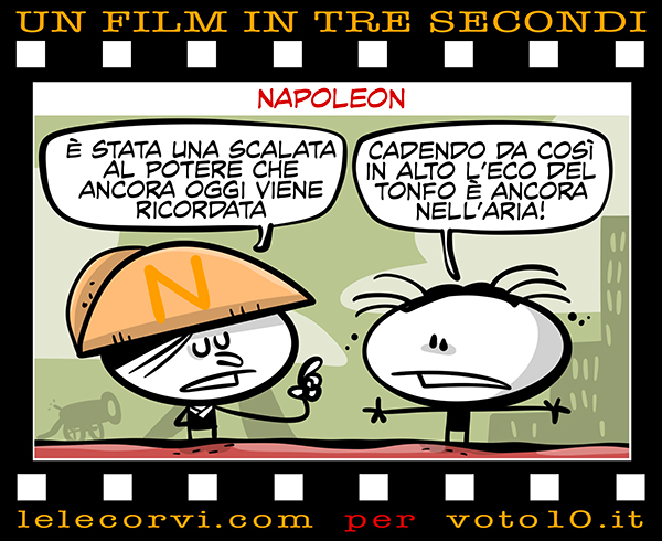 La vignetta di Napoleon - Lele Corvi per Voto 10