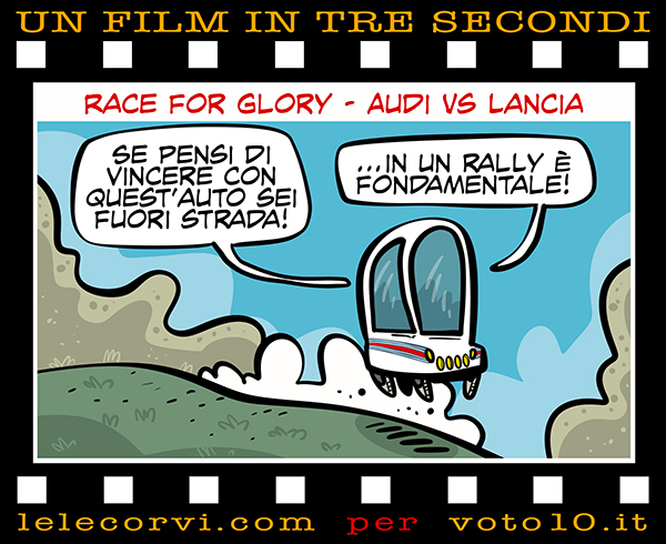 La vignetta di Race for Glory - Audi Vs Lancia - Lele Corvi per Voto 10