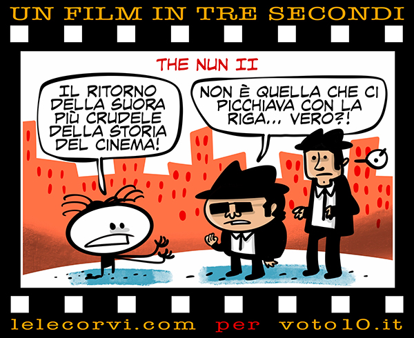 La vignetta di The Nun II - Lele Corvi per Voto 10