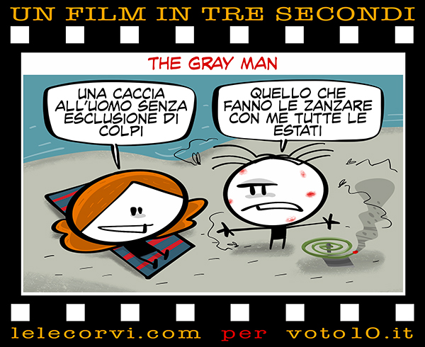 La vignetta di The Gray Man - Lele Corvi per Voto 10