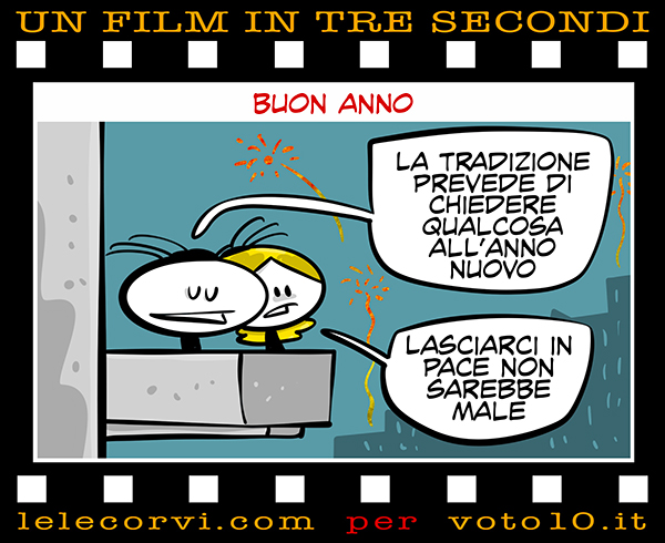 La vignetta di fine anno… buon 2024 - Lele Corvi per Voto 10