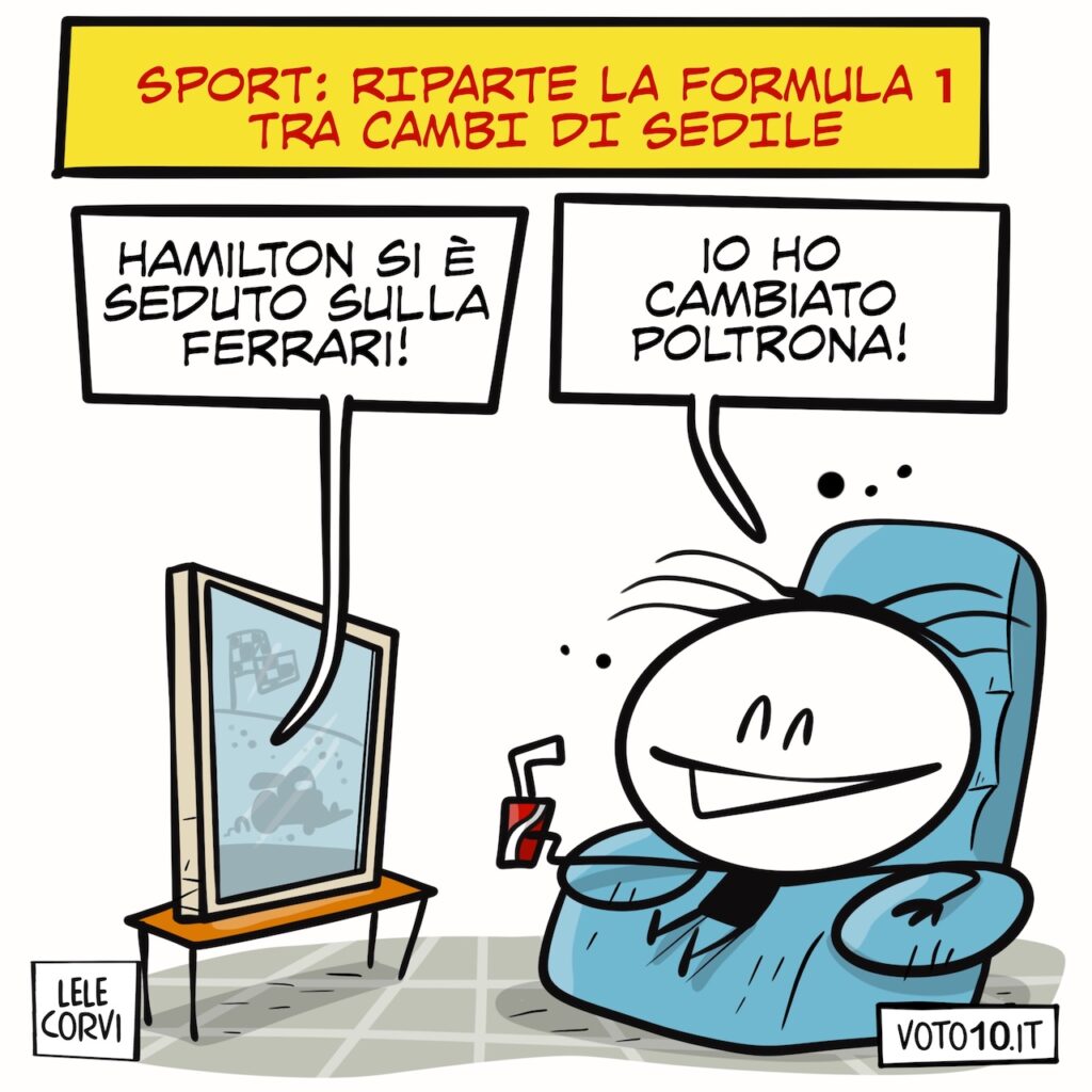 La vignetta dedicata al Campionato di Formula 1 2025