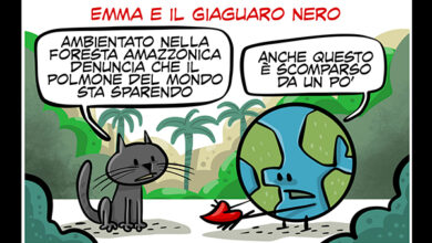 La vignetta di Emma e il Giaguaro Nero - Un film in 3 secondi