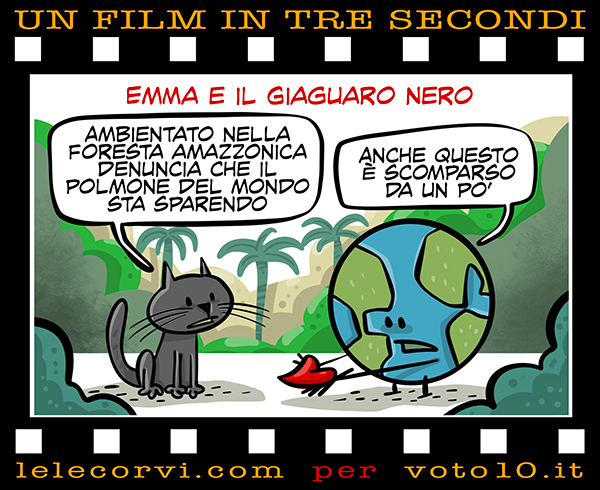 La vignetta di Emma e il Giaguaro Nero - Lele Corvi per Voto 10