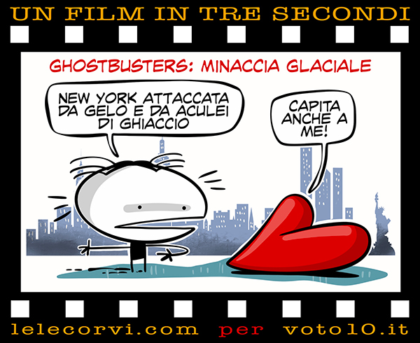 La vignetta di Ghostbusters: Minaccia Glaciale - Lele Corvi per Voto 10