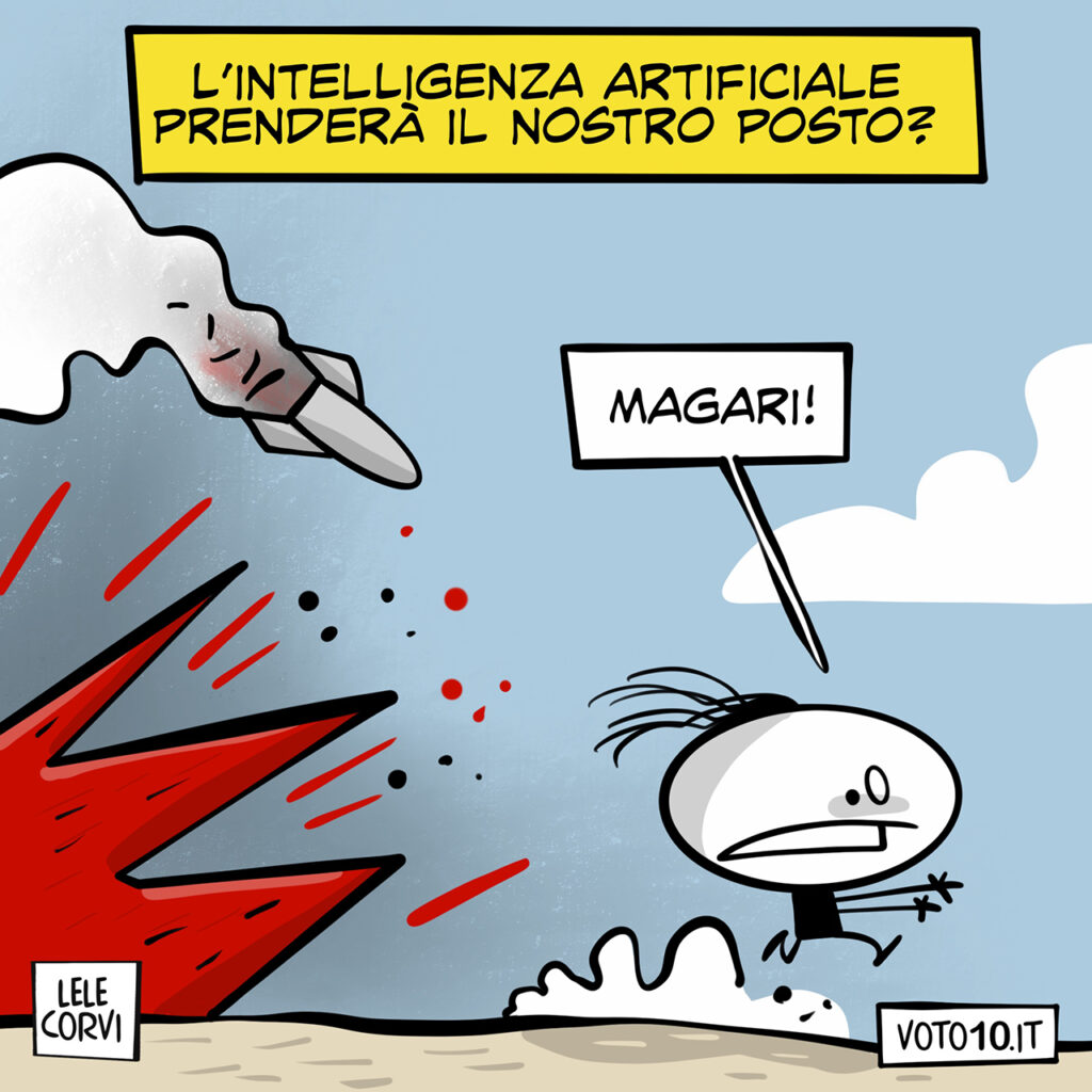 La vignetta sull'Intelligenza Artificiale