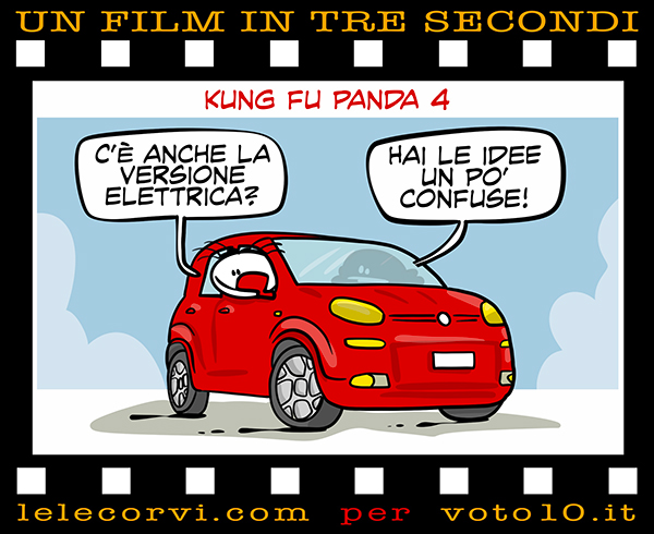 La vignetta di Kung Fu Panda 4 - Lele Corvi per Voto 10