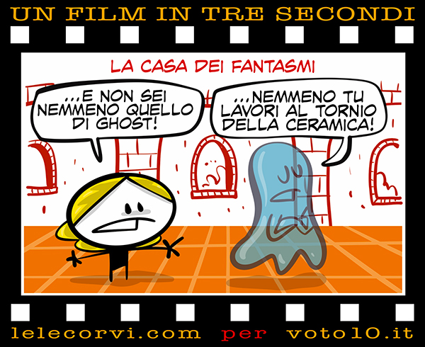 La vignetta di La Casa dei Fantasmi - Lele Corvi per Voto 10