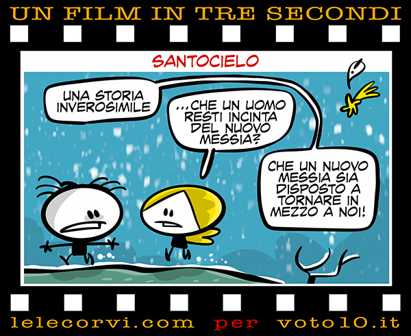 La vignetta di Santocielo - Lele Corvi per Voto 10