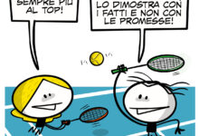 La vignetta dedicata a Jannik Sinner