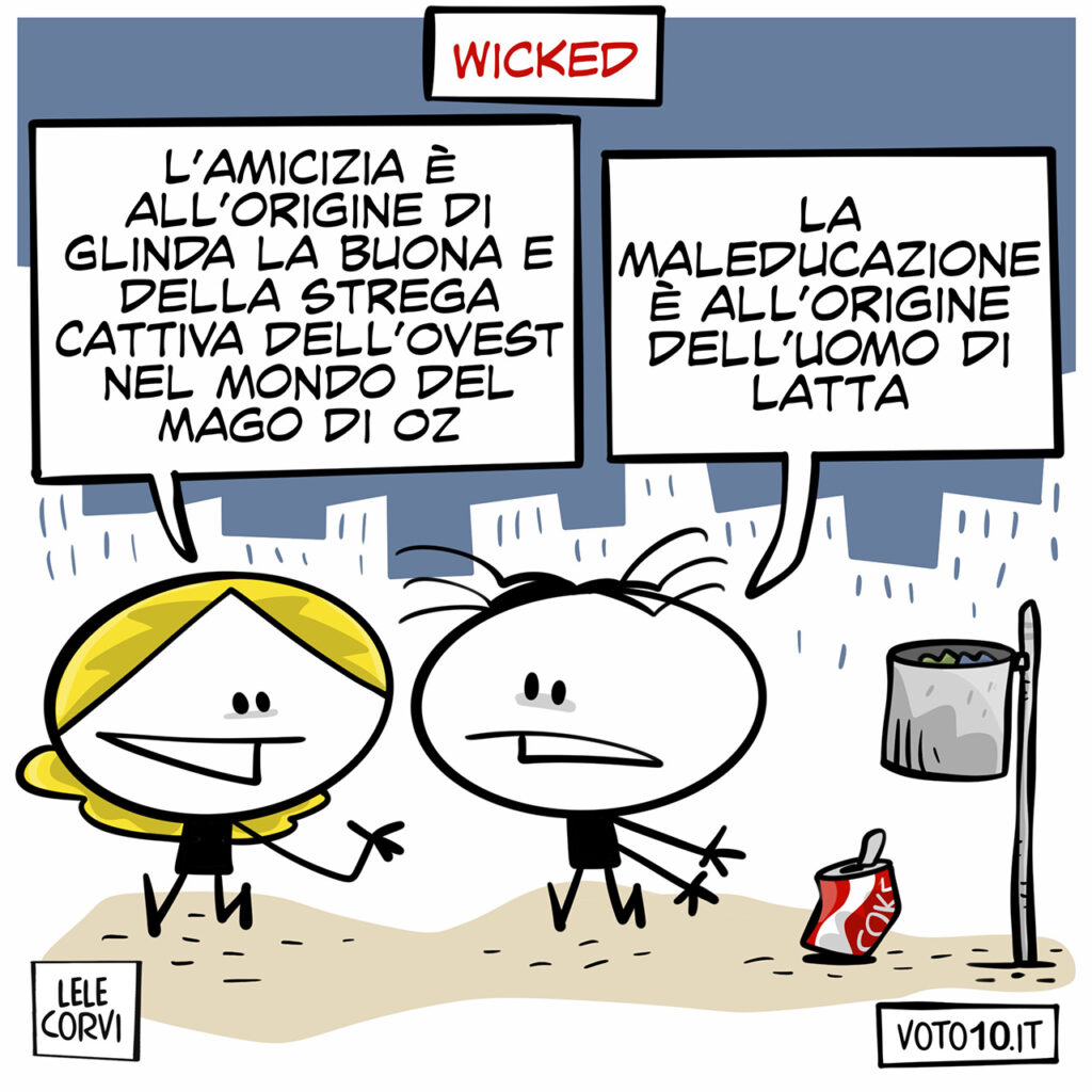 La vignetta del film Wicked